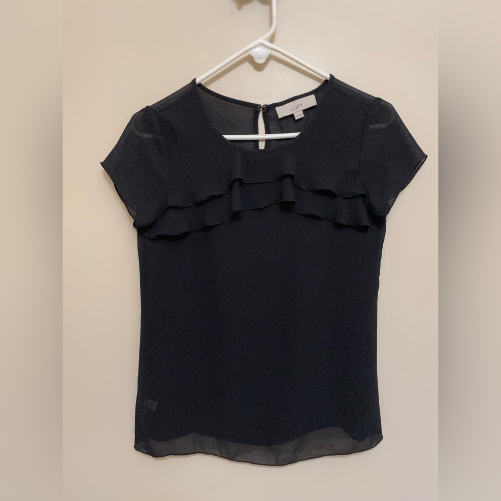 Loft Black Business Women Top